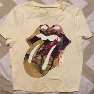 The Rolling Stones crop Tshirt